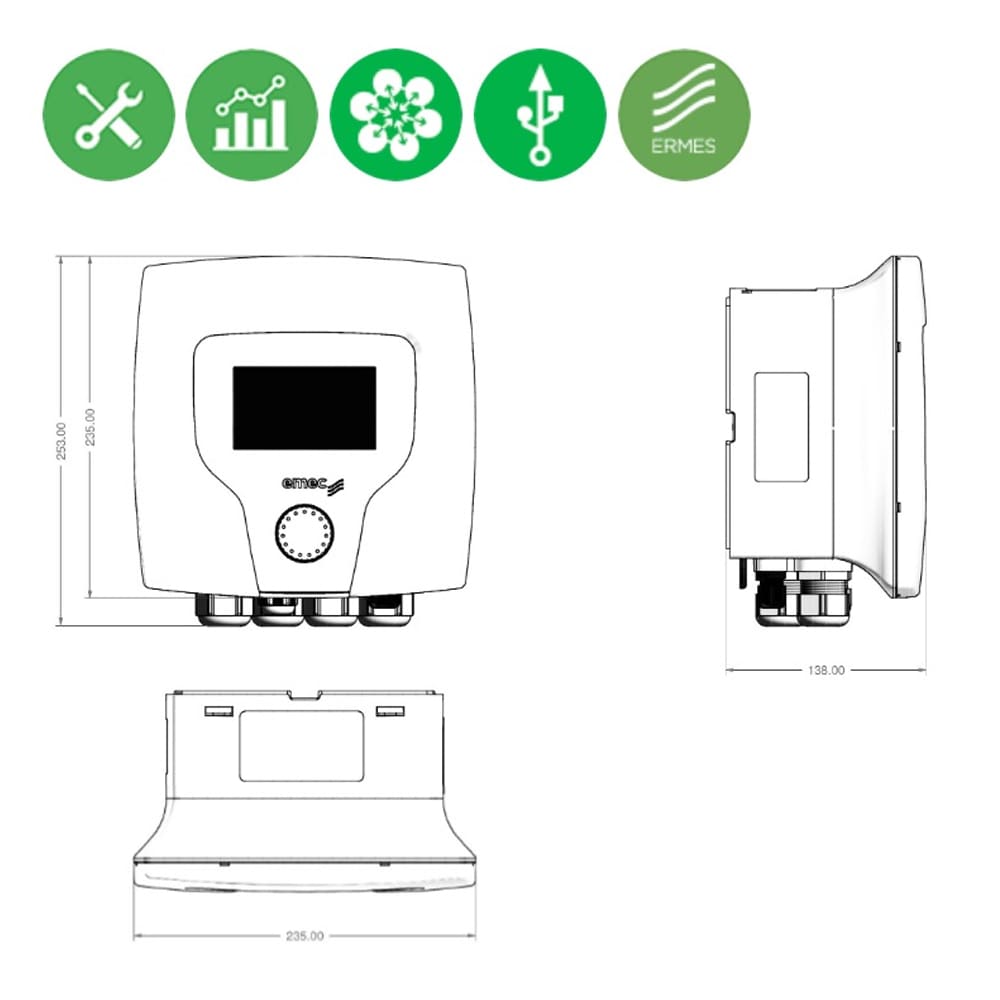 Centurio Pro ( Thiết bị đo và kiểm soát online các chỉ tiêu nước ) thông số